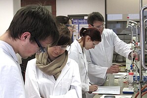 Lab students